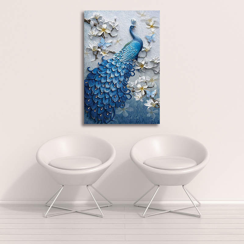 Animal Wall Art Modern Peacock Canvas Wall Art 