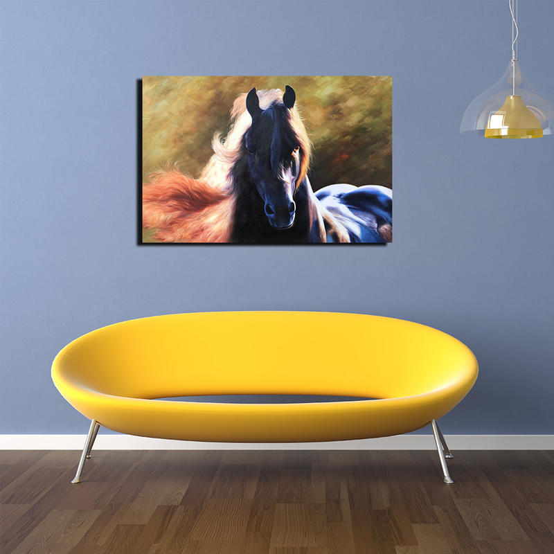 Animal Wall Art Horse Portraits Canvas Painting Home Decor