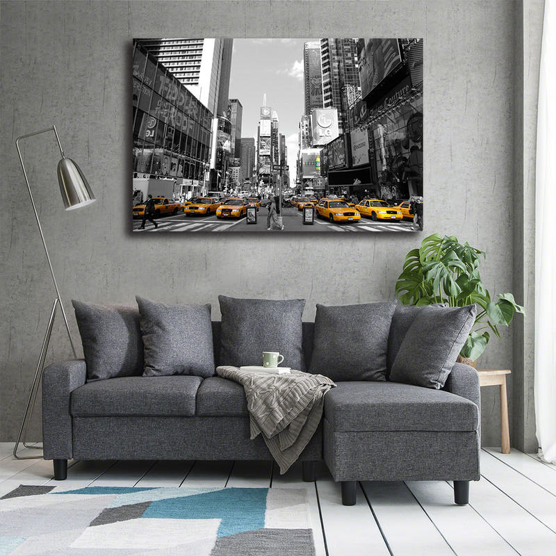 New York City Canvas Painting Living Room Wall Art Poster Time Square