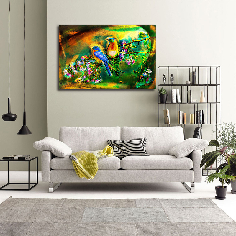 Beautiful Birds Canvas Prints For Living Room Decor