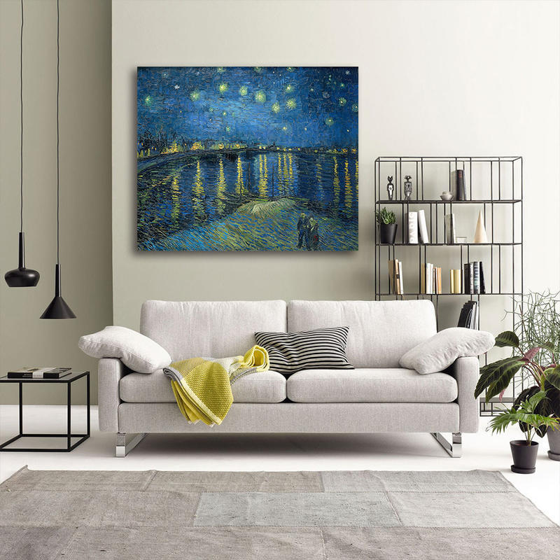 Van Goah Starry Night Over the Rhone Painting Van Goah Starry Night Over the Rhone Painting