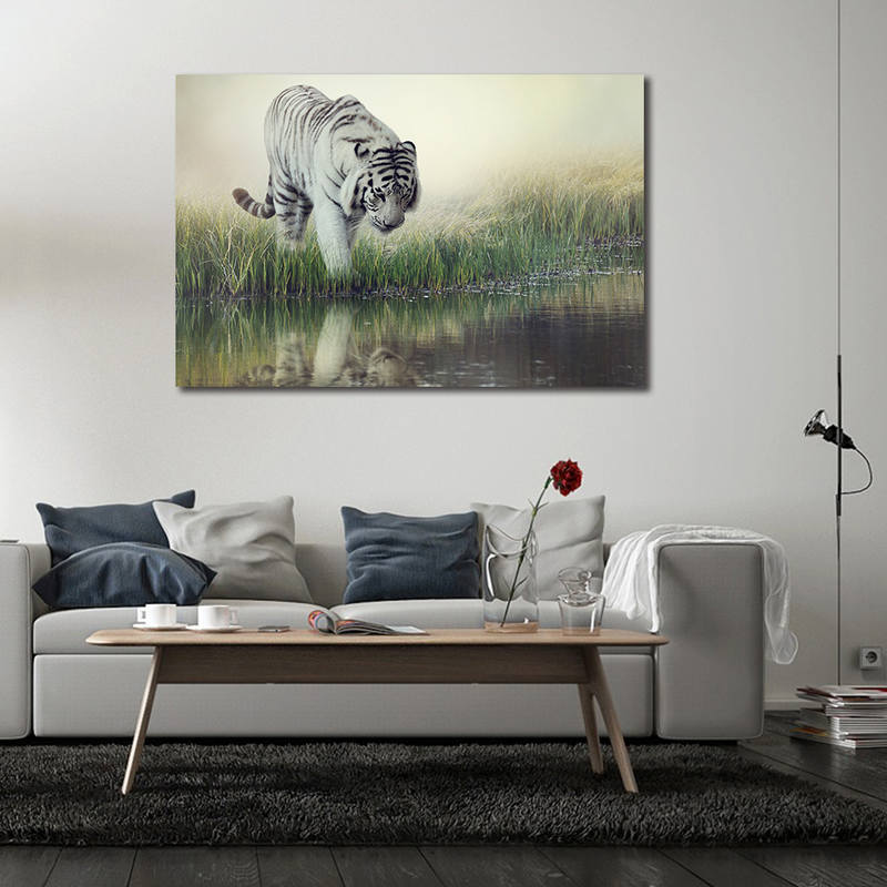 Wild Life Canvas Prints Tiger Paintings for Wall Art