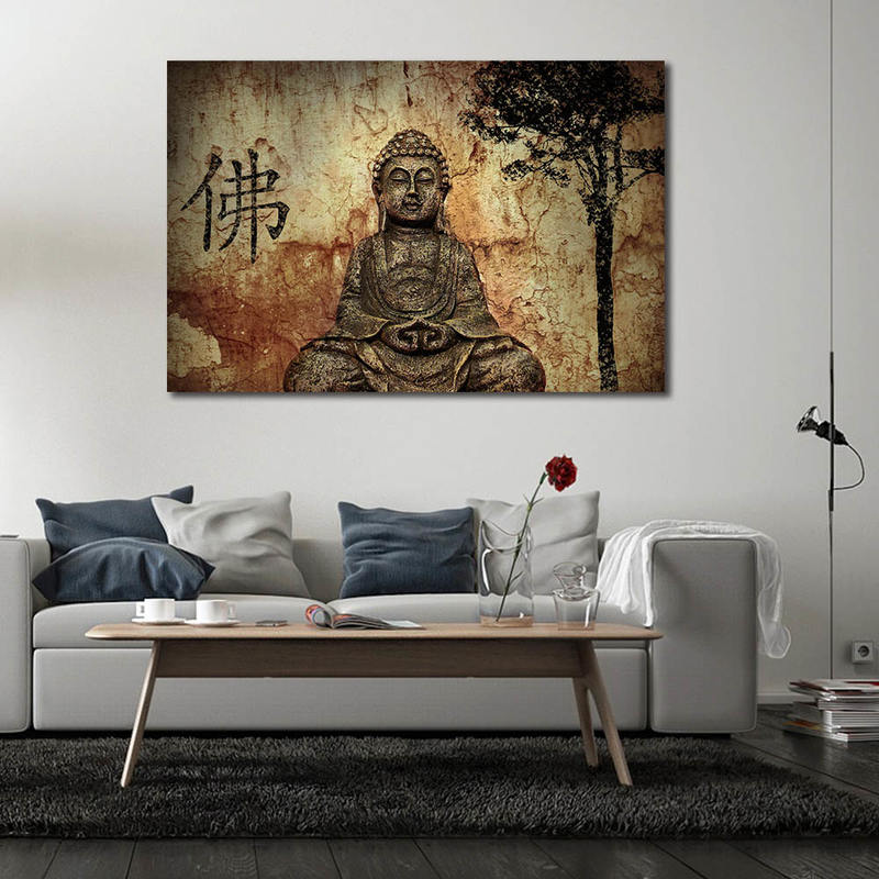 Buddha painting Wall Art Modular Picture For Living Room