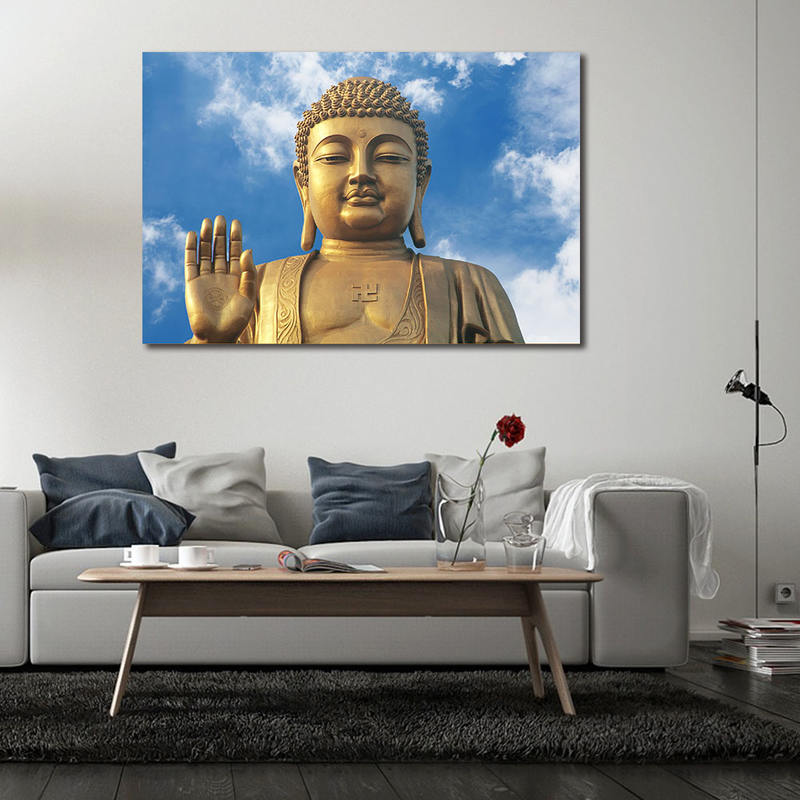Buddha Canvas Art For Bed Room Decor