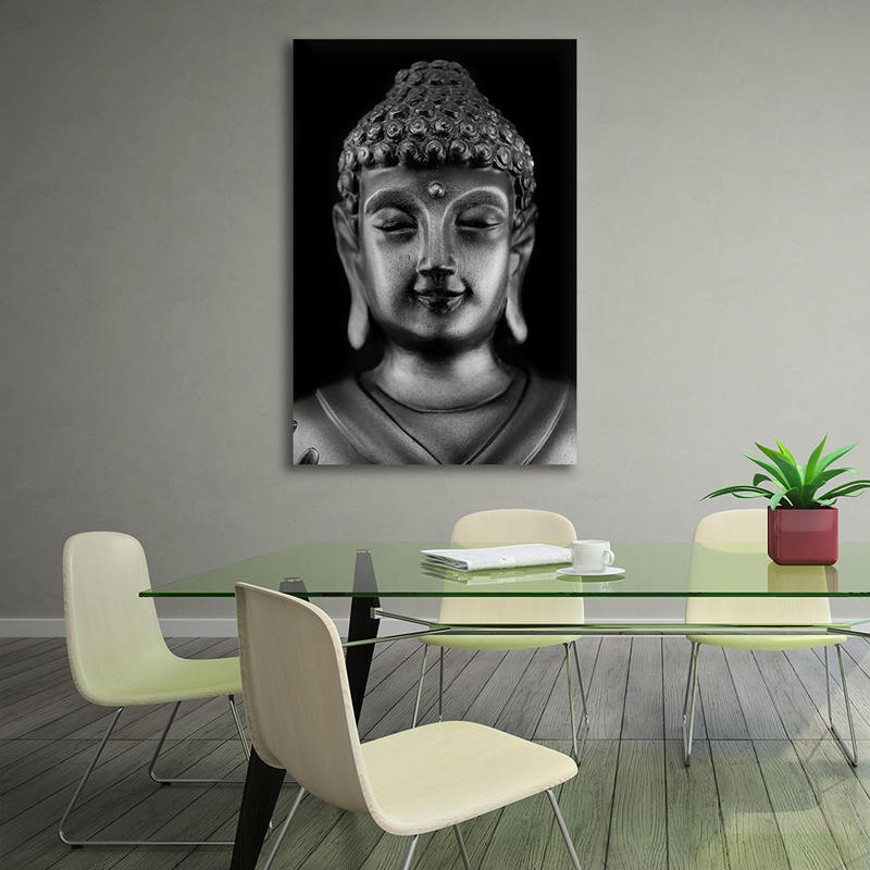 Abstract Printed Hotoke Buddhism Buddha Painting Canvas Art