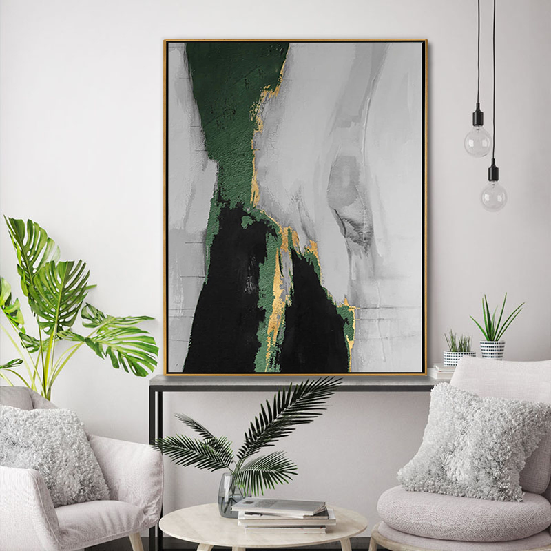 Modern Abstract Oil Painting on Canvas