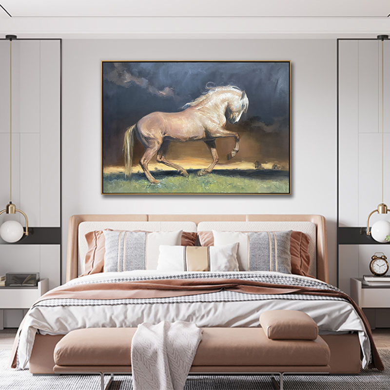Hand Painted Horse Painting