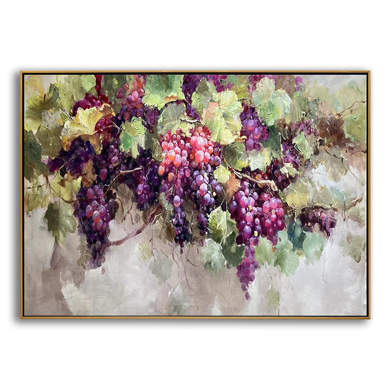 Still Life Fruit Painting On Canvas