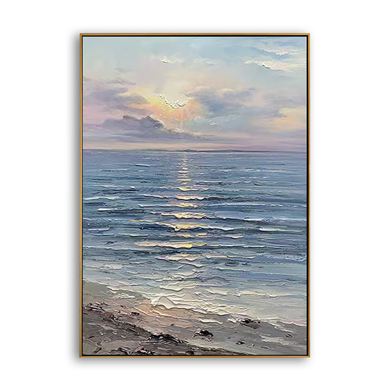 Palette Knife Hand Painted Oil Painting On Canvas