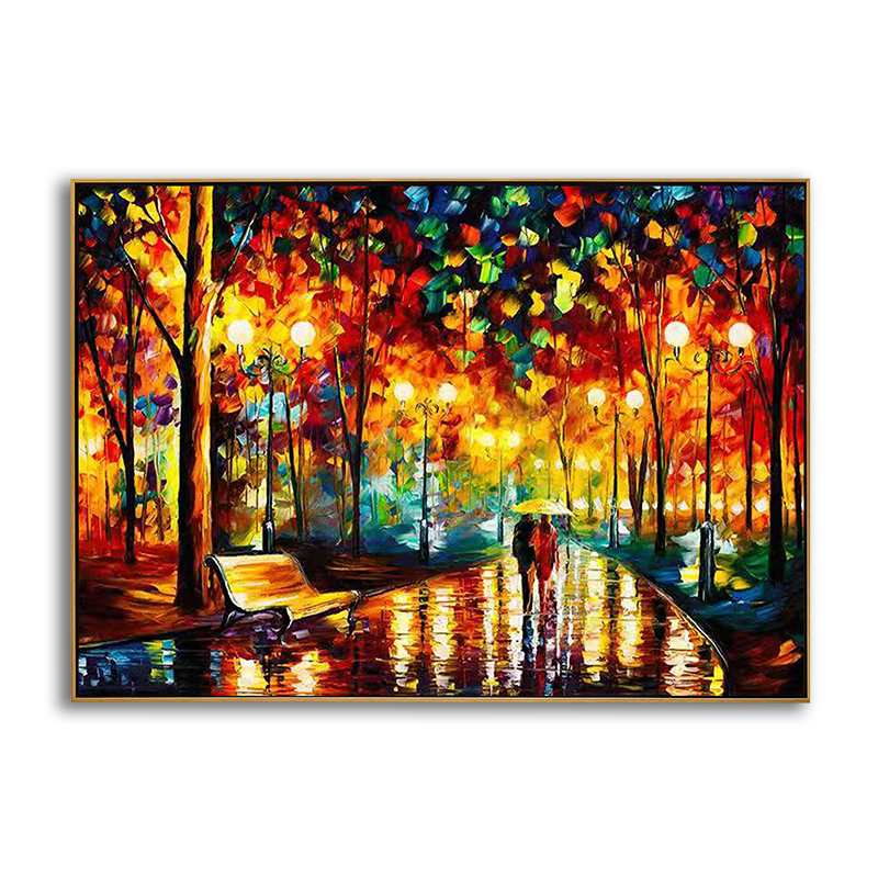 Palette Knife Hand Painted Canvas Wall Art