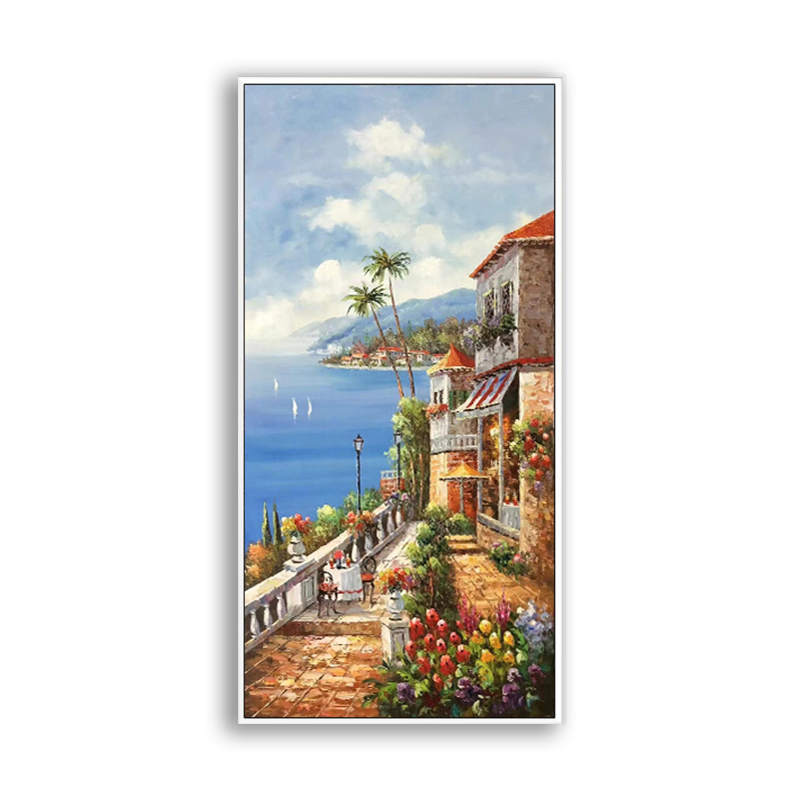 Entrance Wall Painting-Mediterranean Oil Painting