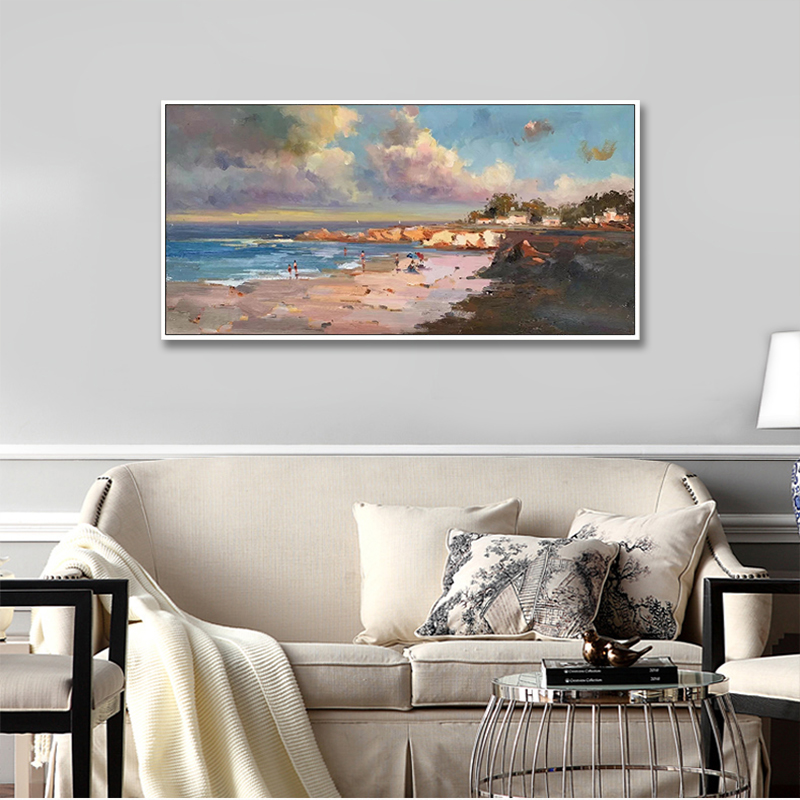 Abstract Seascape Paintings on Canvas