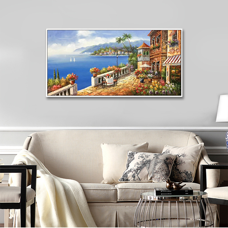 Mediterranean Oil Painting On Canvas